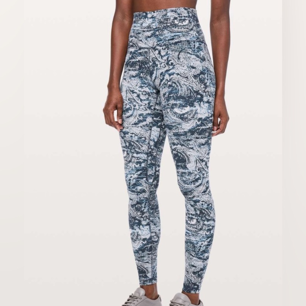 Lululemon Align Pant *Full Length 28" Paisley Glaze Multi Size 4
